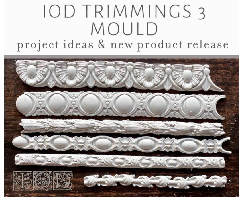 IOD Mould Trimmings 3 Iron Orchid Designs Decor Mould 
